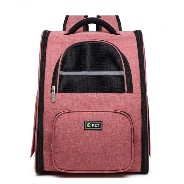 the traveler cat backpack pink