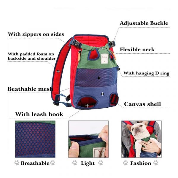 Doglemi-Cat-&-Dog-Front-Carrier-Backpack