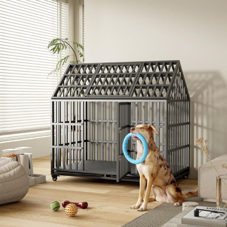 Photo inspiration: 60 Extra Large Heavy Duty Metal Dog Crate Indoor Kennel Photo Inspiration
