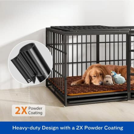 60" XXXL Heavy Duty Indoor Kennel & Crate for Extra Large Dogs