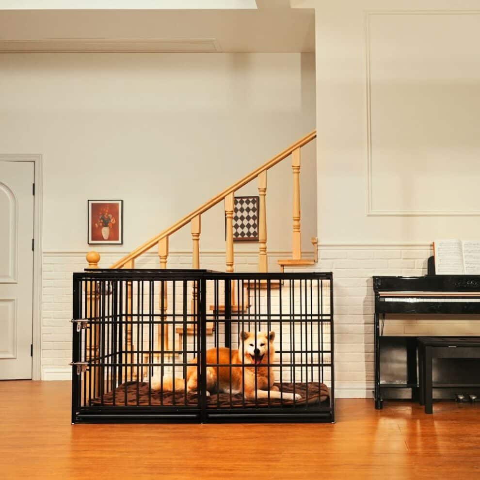Photo inspiration: Curated Separation Anxiety Crate For Large Dogs Gallery View