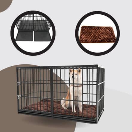 60" XXXL Heavy Duty Indoor Kennel & Crate for Extra Large Dogs