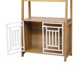 wood crate bookcase