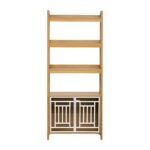 wooden crate bookcase