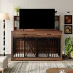 dog crate furniture tv stand