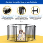configurable dog gate and playpen