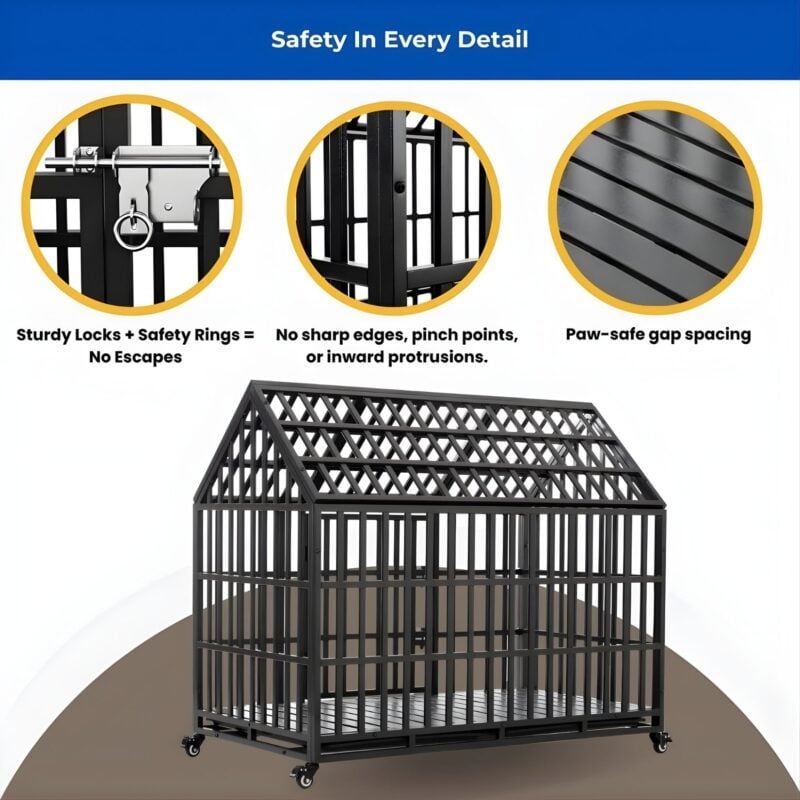 escape proof dog kennel for large dogs