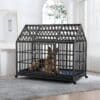 Curated visual reference: Separation Anxiety Crate For Large Dogs Reference: 51 Heavy Duty Extra Large Dog Crate Indoor Kennel For