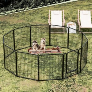 Heavy Duty Indoor & Outdoor Metal Dog Exercise Pen