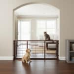 adjustable dog gate indoor