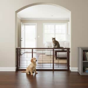 adjustable dog gate indoor