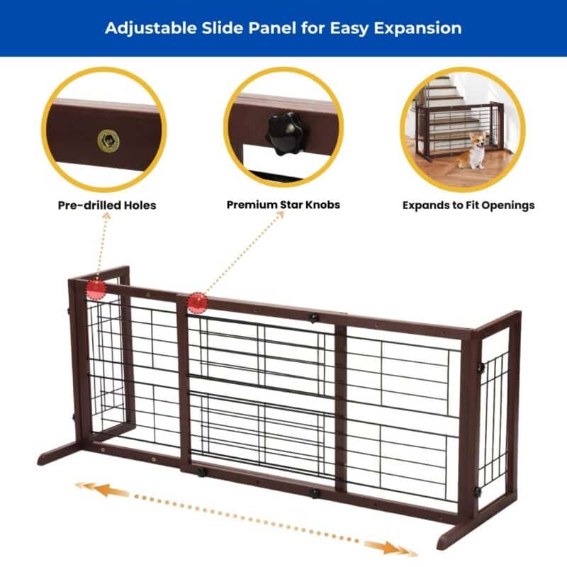 adjustable dog gates indoor