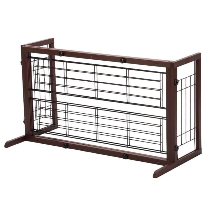 freestanding step over pet gate