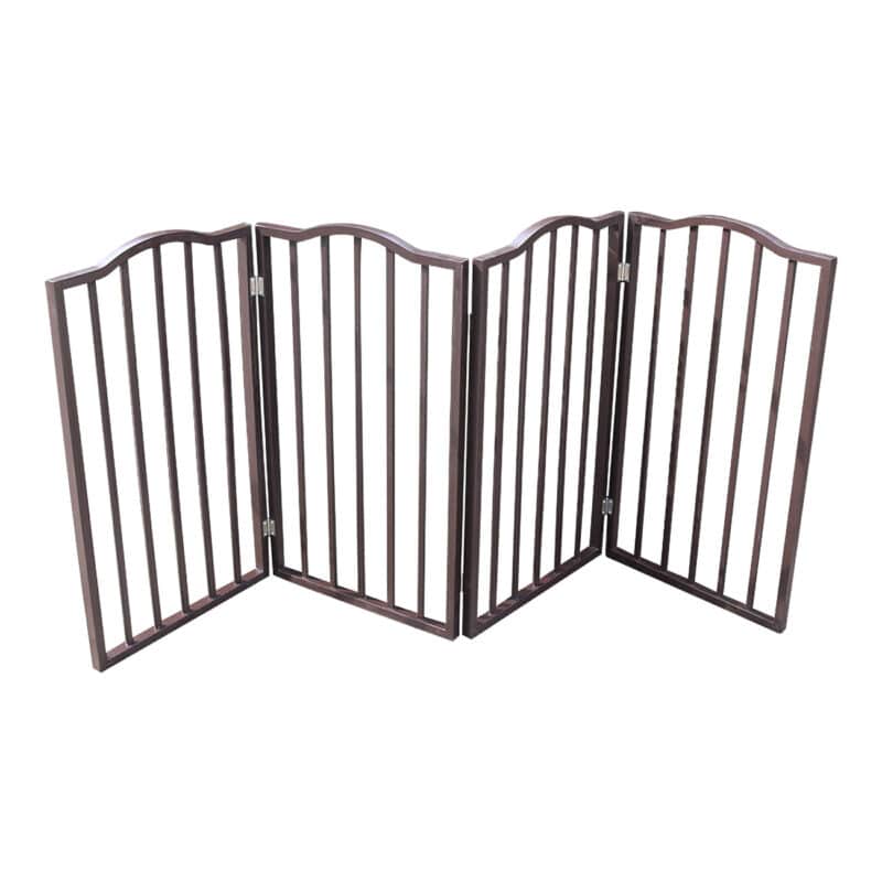 freestanding wood pet gate