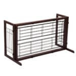 low profile step over pet gate