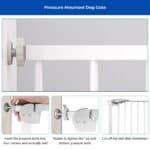 pressure mounted dog gate for pup