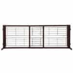 wide wood pet gate