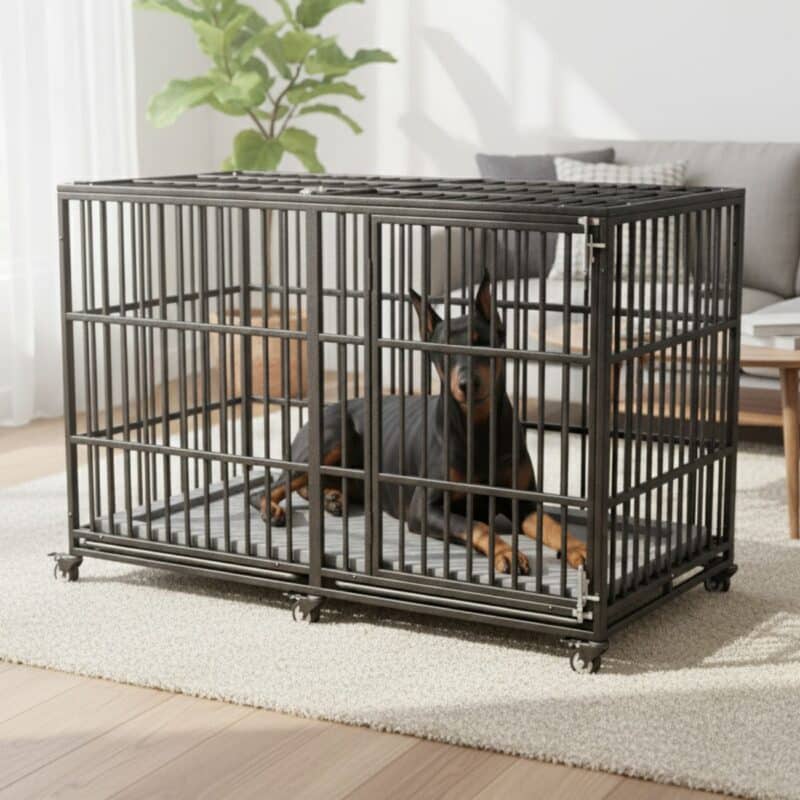 extra large metal dog crate