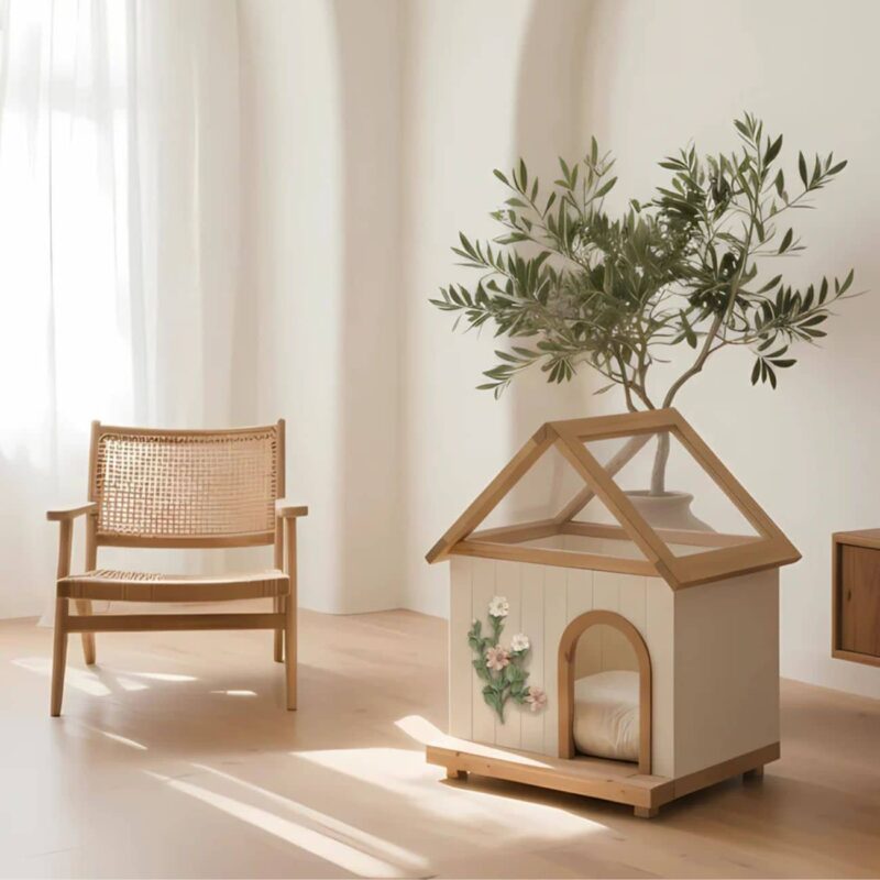 small dog house inside the house