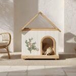 wood dog house for inside home