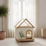 wood pet cave indoor