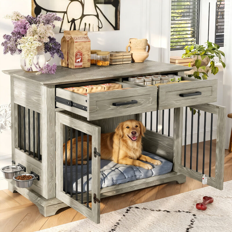 dog crates that look like furniture