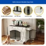 dog kennel end table for medium dogs
