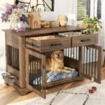 large dog crate furniture