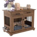 large furniture style dog crate