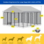 large outdoor dog kennel W1820P378147