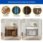 small dog crate end table