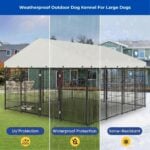 weatherproof outdoor dog kennel