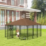 large dog enclosure outdoor