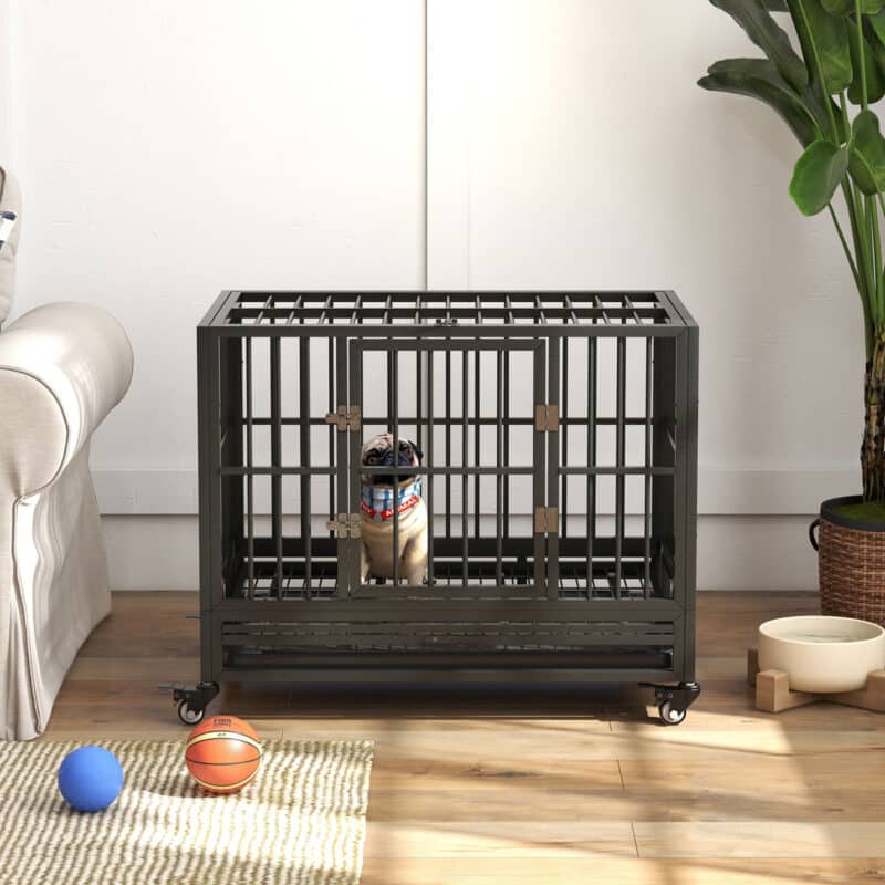 medium heavy duty dog crate