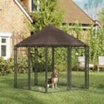 medium outside kennel for dogs