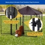 outdoor dog enclosure medium