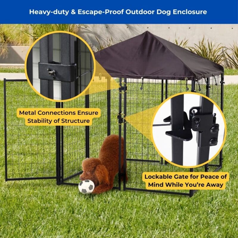 outdoor dog enclosure medium