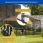 outdoor dog kennel for large dogs