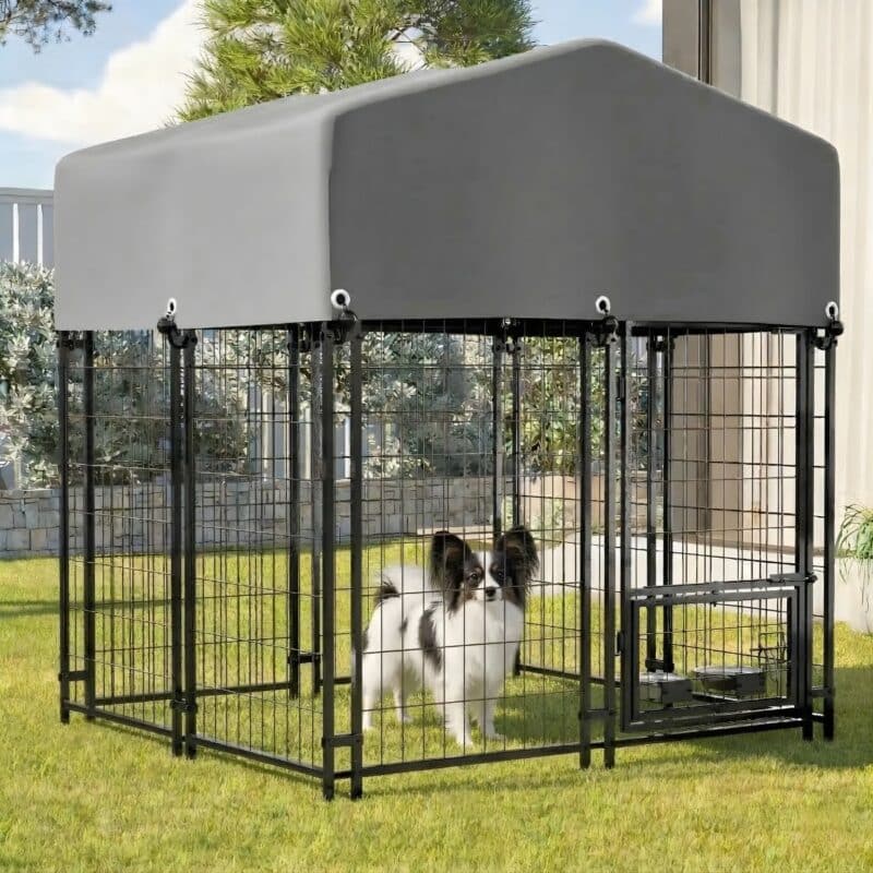 small dog kennel outdoor