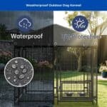 weatherproof residential dog kennel