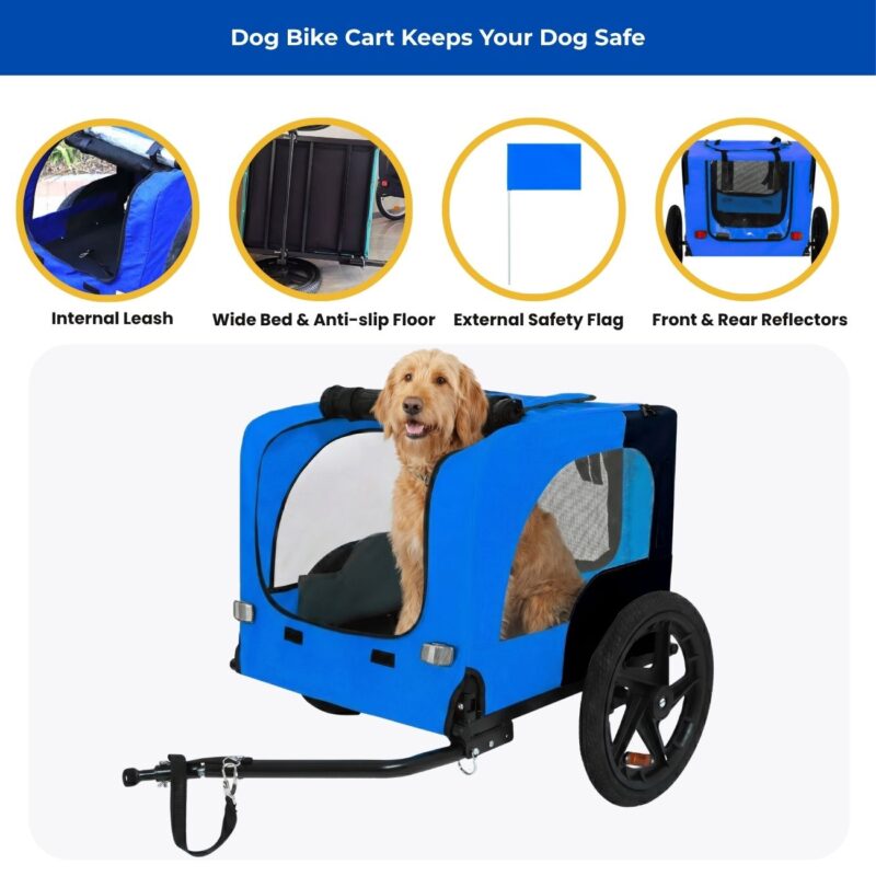 dog bike cart