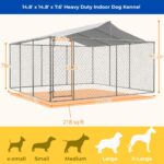 xl metal outdoor dog kennel W2505S00019