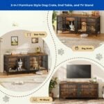 beautiful large dog crate table