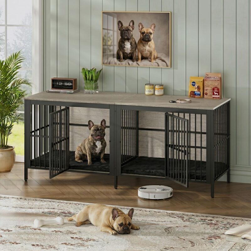 dog crate furniture tv stand
