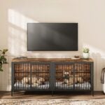 dog crate tv stand furniture