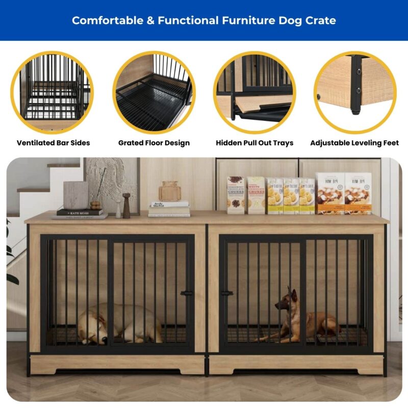 fancy indoor dog crate