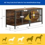 two small dog crate furniture