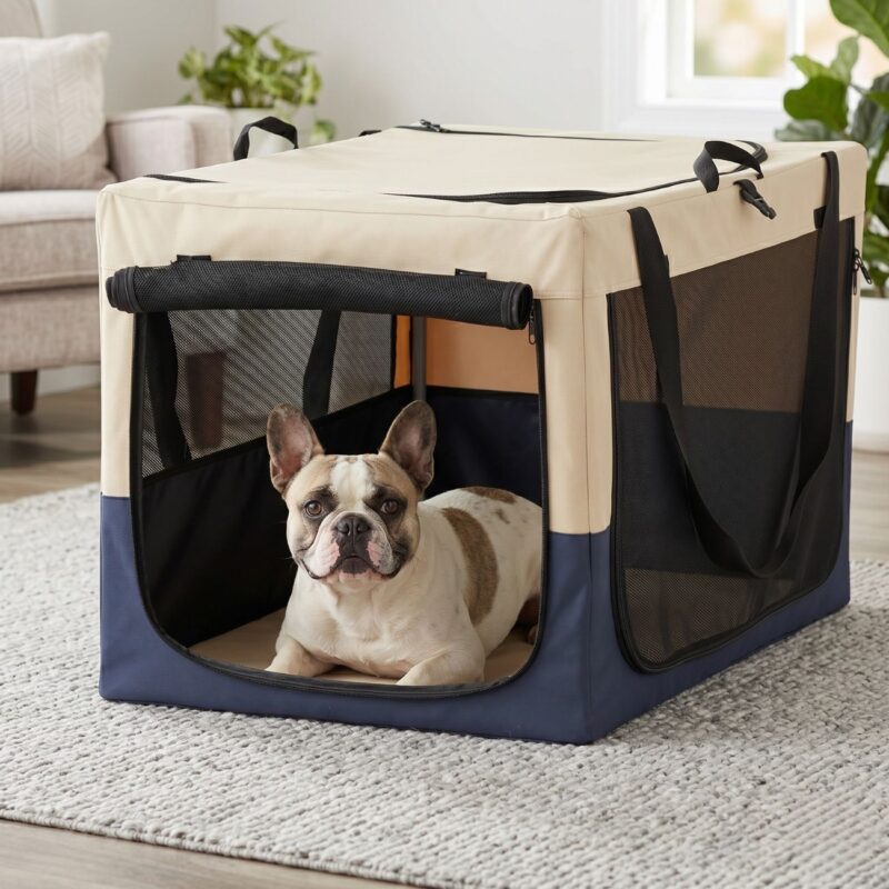 canvas collapsible dog crate canvas collapsible dog crate
